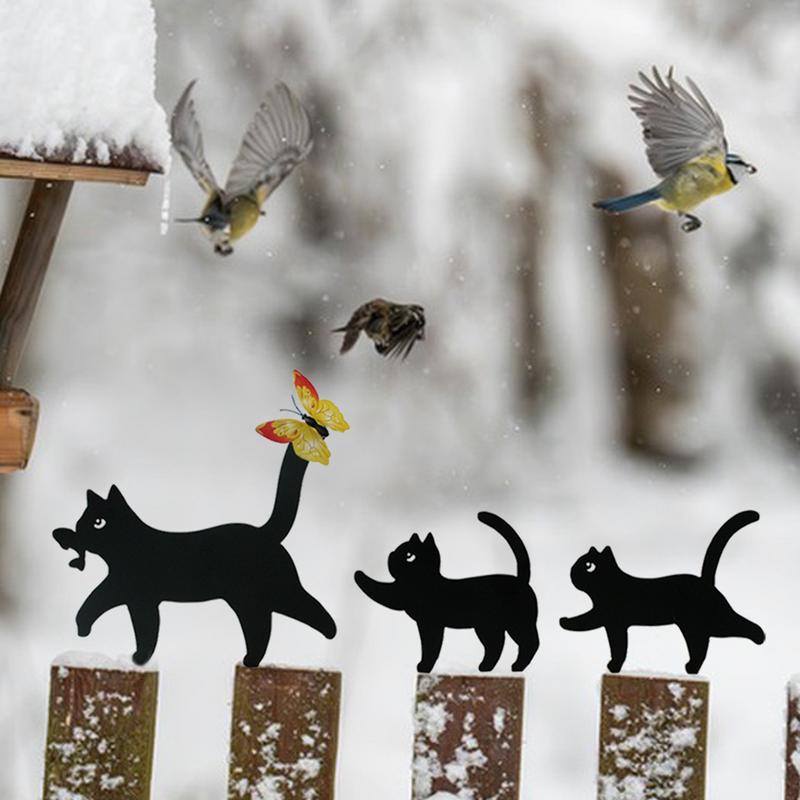Cute Cat Family Garden Stakes Metal Cat Silhouettes Weatherproof Animal Garden Stake Lawn Statues for Yard, Patio, Lawn Outdoor чёрный
Cute Cat Family Garden Stakes Metal Cat Silhouettes Weatherproof Animal Garden Stake Lawn Statues for Yard, Patio, Lawn Outdoor чёрный