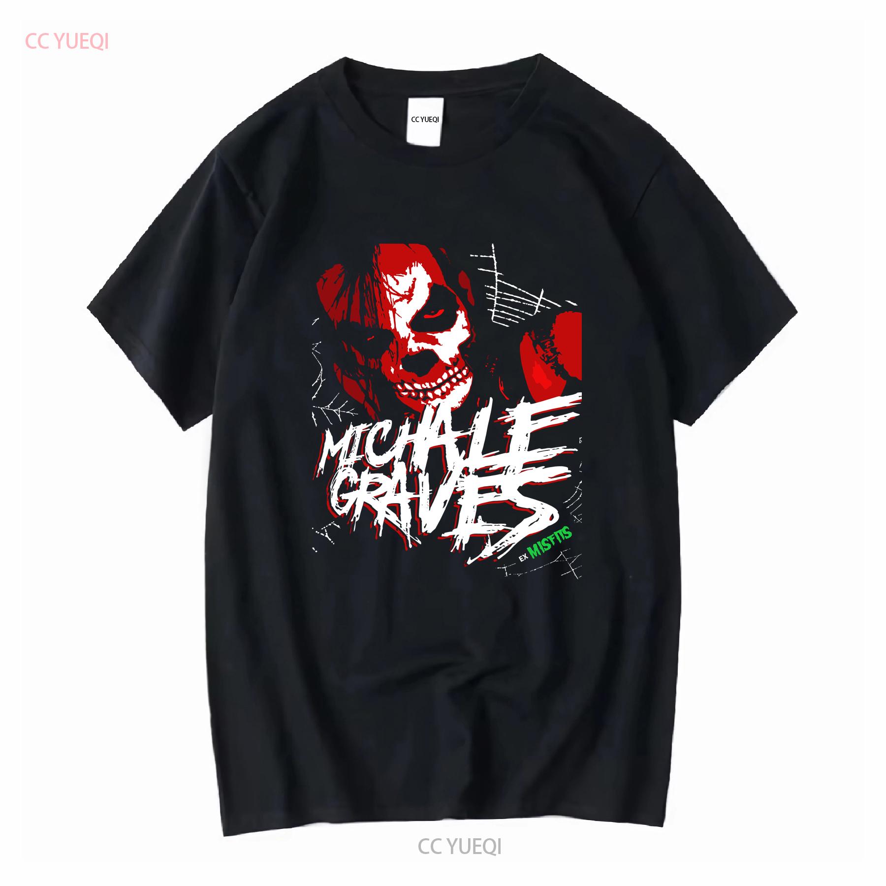 Michale Graves Misfits T shirt Black All Sizes XA18 vintage Washed Slightly homme graphic streetwear Comfortable fashion 4XL
Michale Graves Misfits T shirt Black All Sizes XA18 vintage Washed Slightly homme graphic streetwear Comfortable fashion 4XL