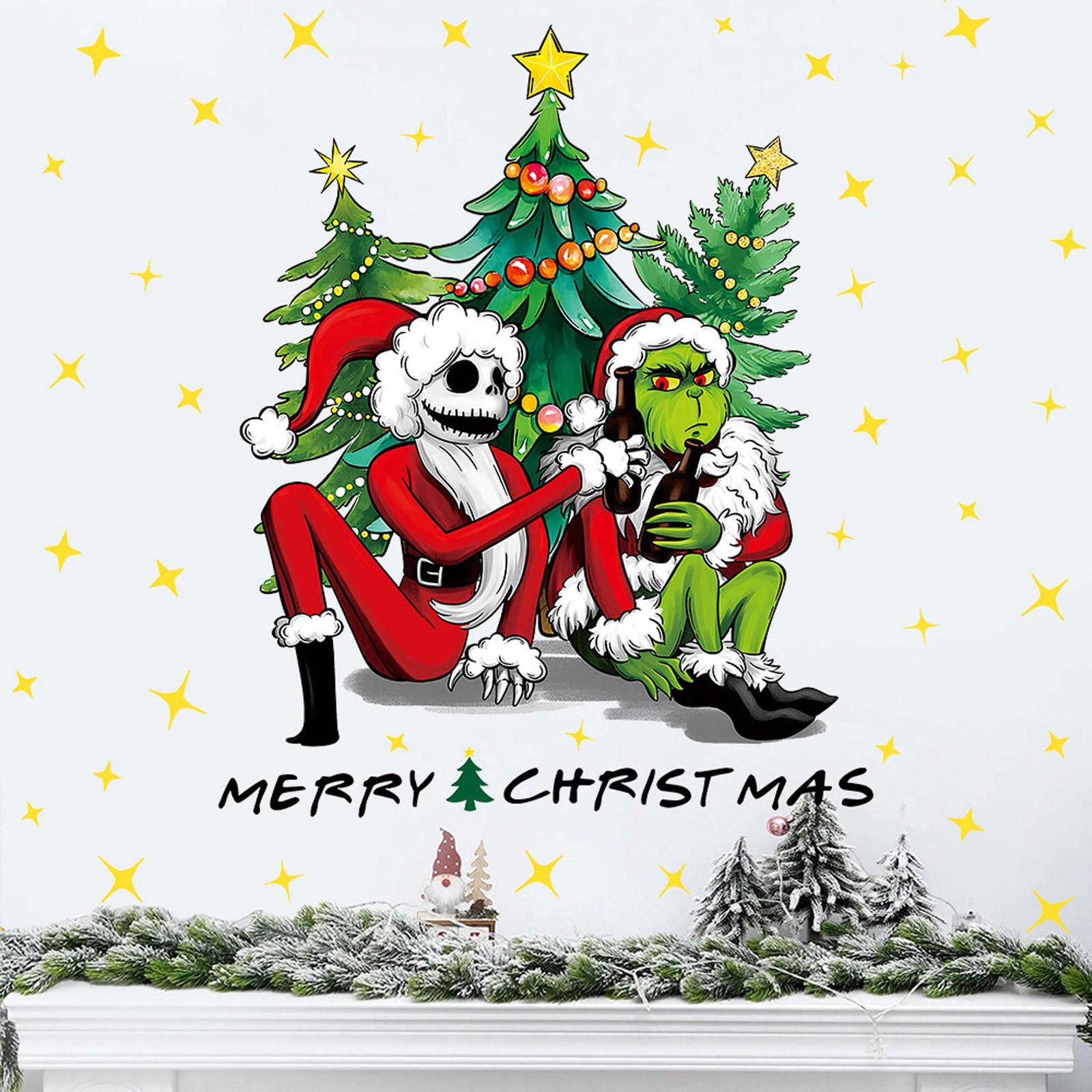 Christmas Wall Stickers Refrigerator Stickers Festive Atmosphere Decorative Bag Stickers
Christmas Wall Stickers Refrigerator Stickers Festive Atmosphere Decorative Bag Stickers