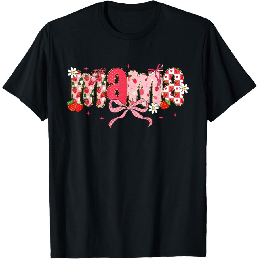 Mama Strawberry Mama Coquette Bow Mother s Day T-Shirt XXXXXL чорний
Mama Strawberry Mama Coquette Bow Mother s Day T-Shirt XXXXXL чорний