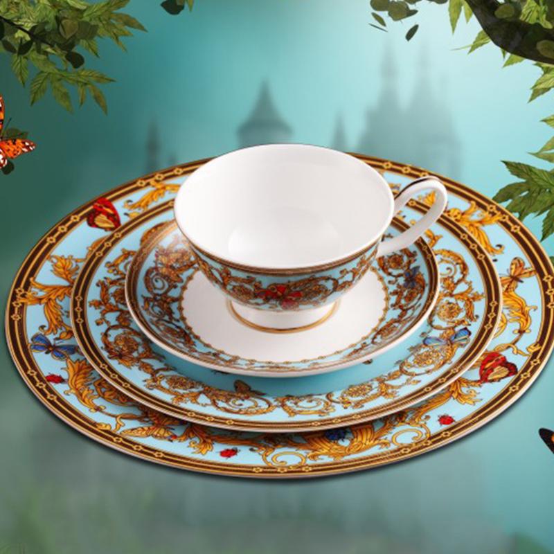 Европейский стиль. Набор столовой посуды из костяного фарфора с кофейной чашкой, набором обеденных и десертных тарелок. Креативный дизайн с изображением бабочек. Посуда для еды. синий
Европейский стиль. Набор столовой посуды из костяного фарфора с кофейной чашкой, набором обеденных и десертных тарелок. Креативный дизайн с изображением бабочек. Посуда для еды. синий