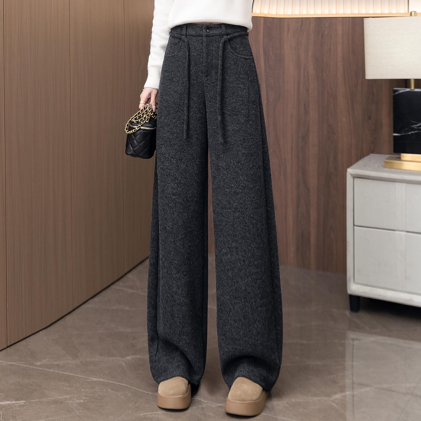 Women s High-Waist Gray Wool Wide-Leg Pants - Autumn/Winter 2025 Fashion 29/XL for 115-125 lbs темно-сірий
Women s High-Waist Gray Wool Wide-Leg Pants - Autumn/Winter 2025 Fashion 29/XL for 115-125 lbs темно-сірий
