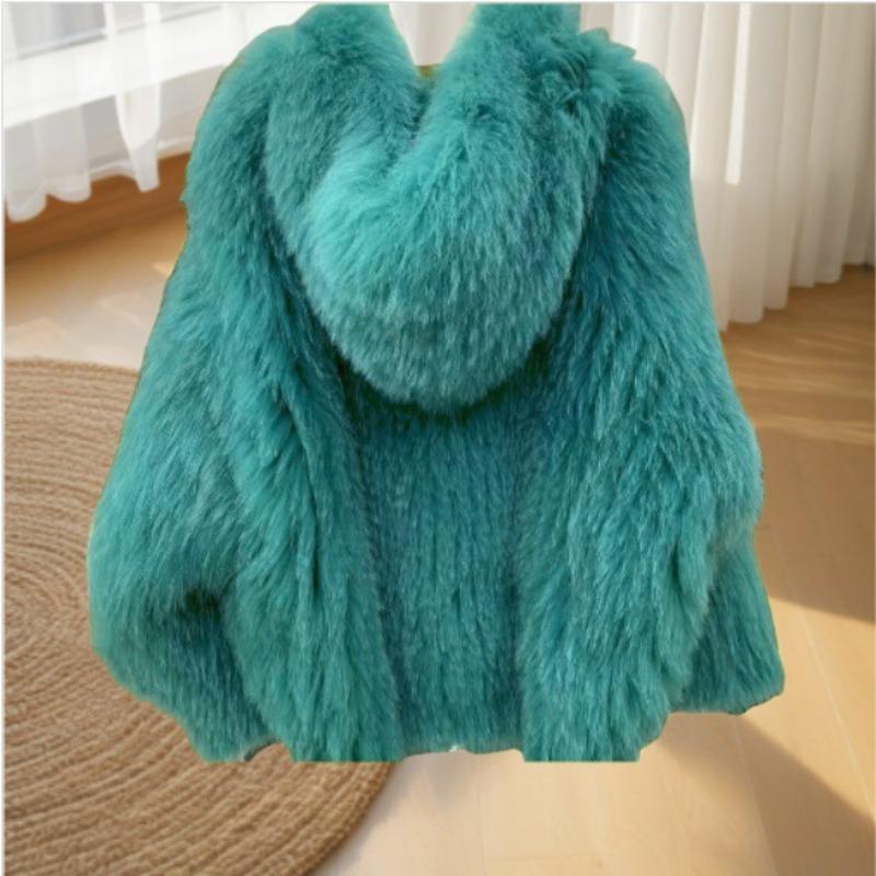 Ленивый ветер с капюшоном имитация лисьего меха новое длинное волосатое пальто имитация меха плюшевое зимнее легкое XL
Ленивый ветер с капюшоном имитация лисьего меха новое длинное волосатое пальто имитация меха плюшевое зимнее легкое XL