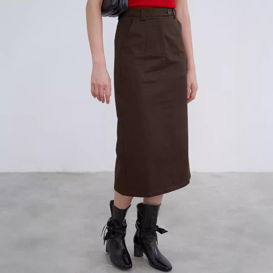 Love & Nancy Retro Pure Cotton A-line Slit Midi Skirt - Old Money Style, Casual Autumn Collection for Women Large
Love & Nancy Retro Pure Cotton A-line Slit Midi Skirt - Old Money Style, Casual Autumn Collection for Women Large