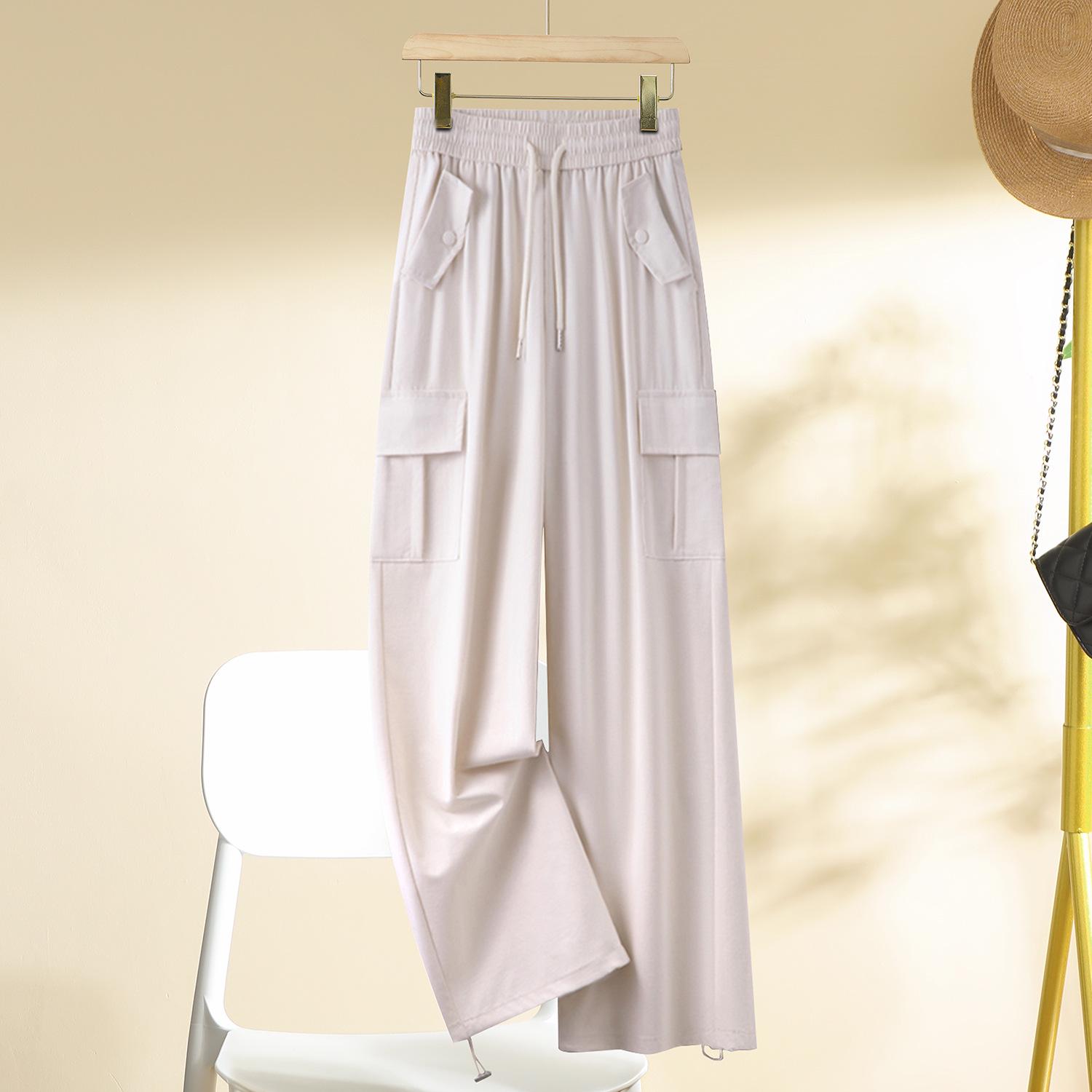 Women s High-Waist Elastic Cargo Pants - 2025 Spring/Autumn Casual Wide-Leg with Drawstring 29 (115-125 lbs)
Women s High-Waist Elastic Cargo Pants - 2025 Spring/Autumn Casual Wide-Leg with Drawstring 29 (115-125 lbs)
