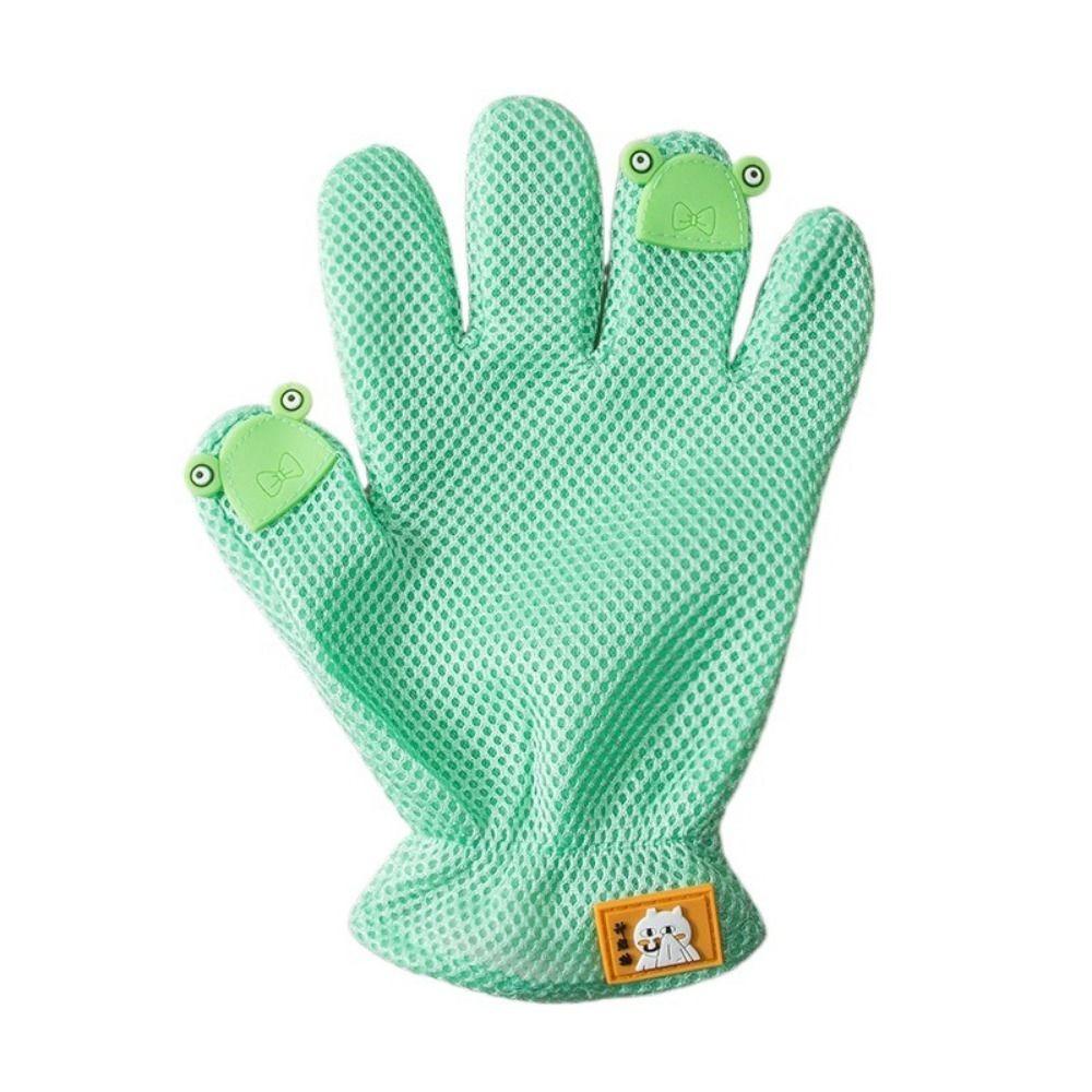 Mesh Fabric Cat Hair Removal Gloves Cartoon Dog Bathing Massage Comb for Puppy Kitten Green-Right
Mesh Fabric Cat Hair Removal Gloves Cartoon Dog Bathing Massage Comb for Puppy Kitten Green-Right