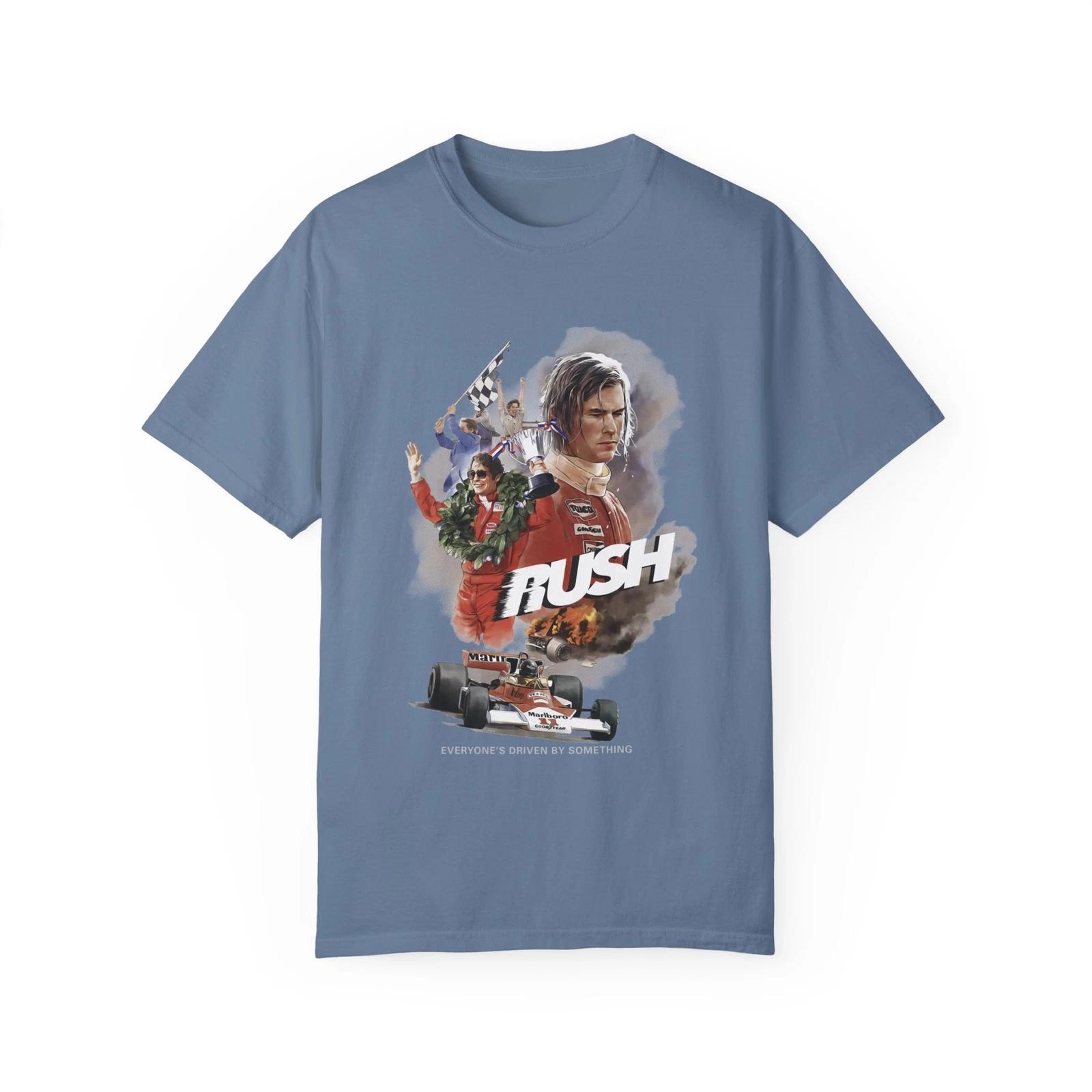 Rush T shirt – Relive the Iconic Hunt vs. Lauda Formula 1 Rivalry | Soft Cotton 4XL
Rush T shirt – Relive the Iconic Hunt vs. Lauda Formula 1 Rivalry | Soft Cotton 4XL