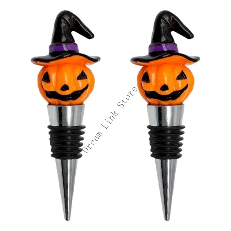 Halloween Witches Hat Pumpkins Face Wines Bottle Stopper Metal Resin Decorative Seal For Kitchen Pubs Party Accessories
Halloween Witches Hat Pumpkins Face Wines Bottle Stopper Metal Resin Decorative Seal For Kitchen Pubs Party Accessories