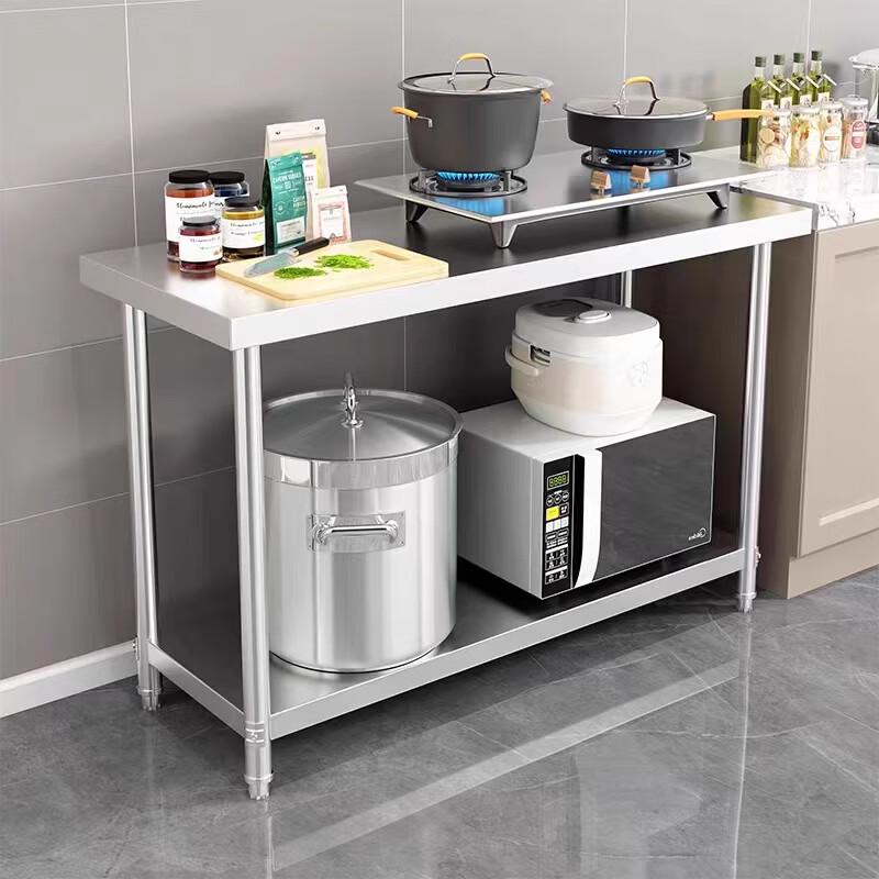 Stainless Steel Kitchen Workbench with Storage Shelf
Stainless Steel Kitchen Workbench with Storage Shelf