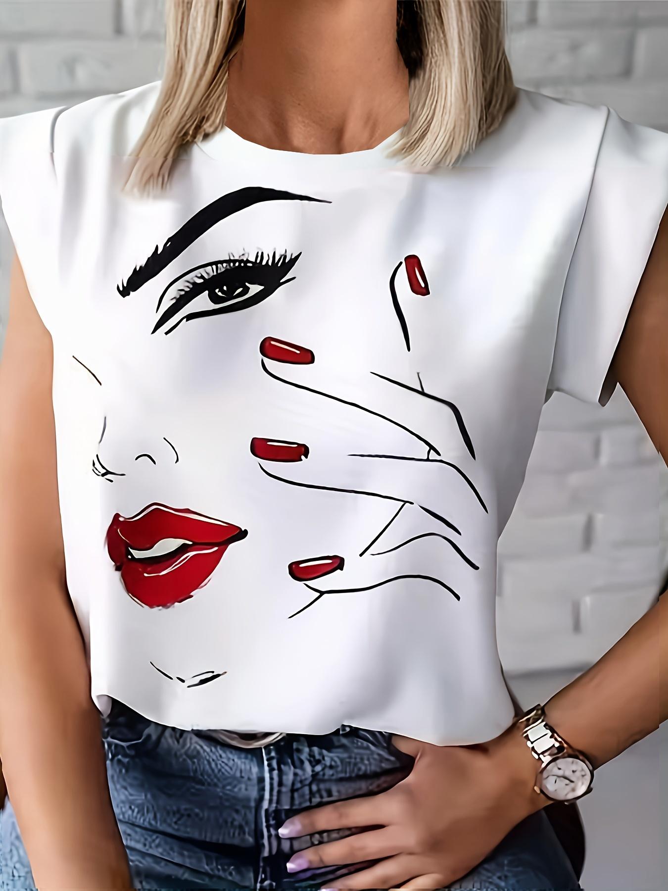 Women s Elegant Lips ; Face Line Art Print T-Shirt - Casua XXL дубильная кора
Women s Elegant Lips ; Face Line Art Print T-Shirt - Casua XXL дубильная кора