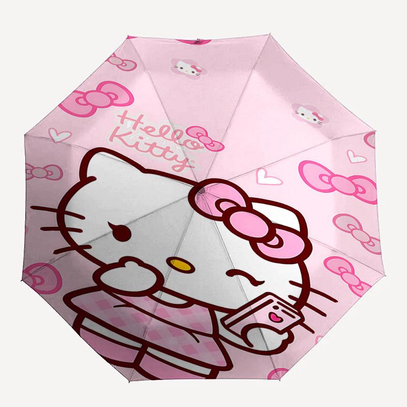 1pc Hello Kitty umbrella automatic open/close, 8-Rib Durable Frame, Compact Folding Design, Ideal Birthday/Holiday Gift 1136A
1pc Hello Kitty umbrella automatic open/close, 8-Rib Durable Frame, Compact Folding Design, Ideal Birthday/Holiday Gift 1136A