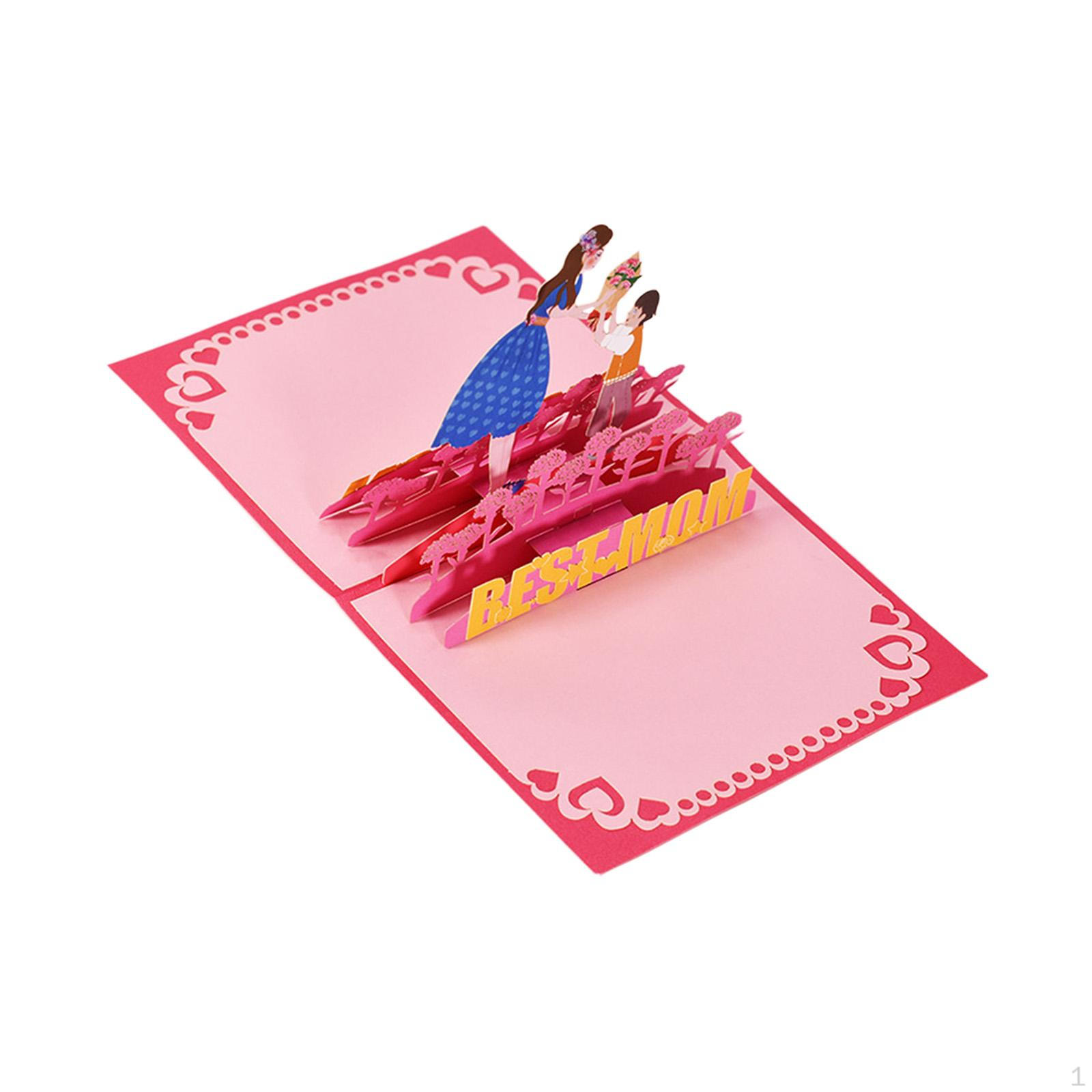 Popup Card 3D Word Greeting Card, Mother s Day for Handmade Gift with Envelope
Popup Card 3D Word Greeting Card, Mother s Day for Handmade Gift with Envelope