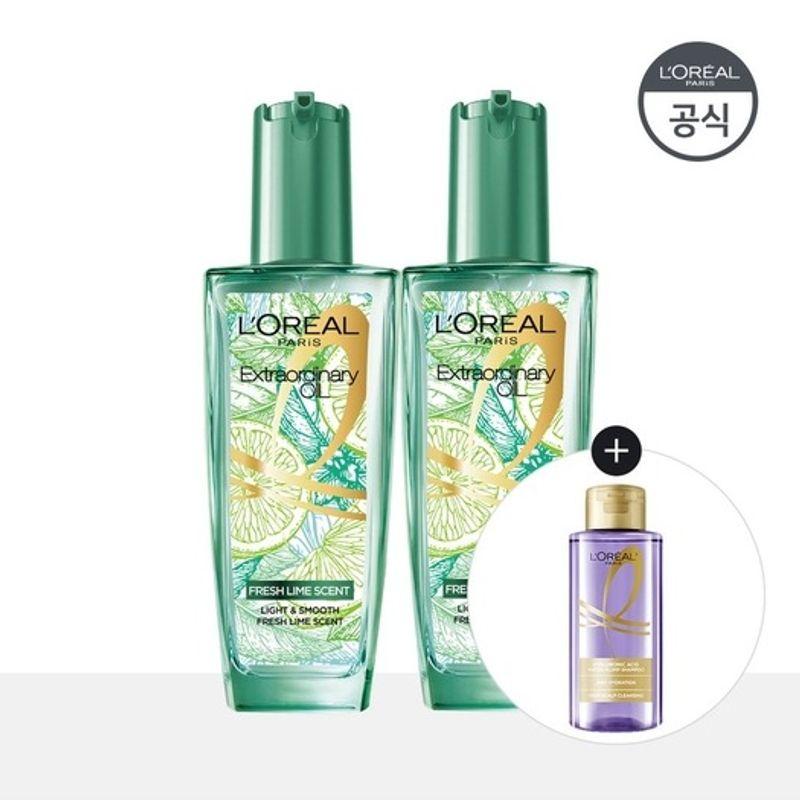 LOREAL PARIS Extraordinary Mojito Oil 100ml x 2 Shampoo Mini 100ml (random) FREE
LOREAL PARIS Extraordinary Mojito Oil 100ml x 2 Shampoo Mini 100ml (random) FREE