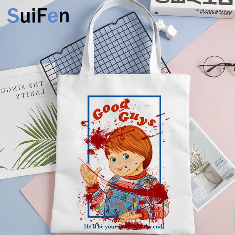 chucky shopping bag reusable recycle bag grocery handbag tote shopper bag reciclaje net sacolas
chucky shopping bag reusable recycle bag grocery handbag tote shopper bag reciclaje net sacolas