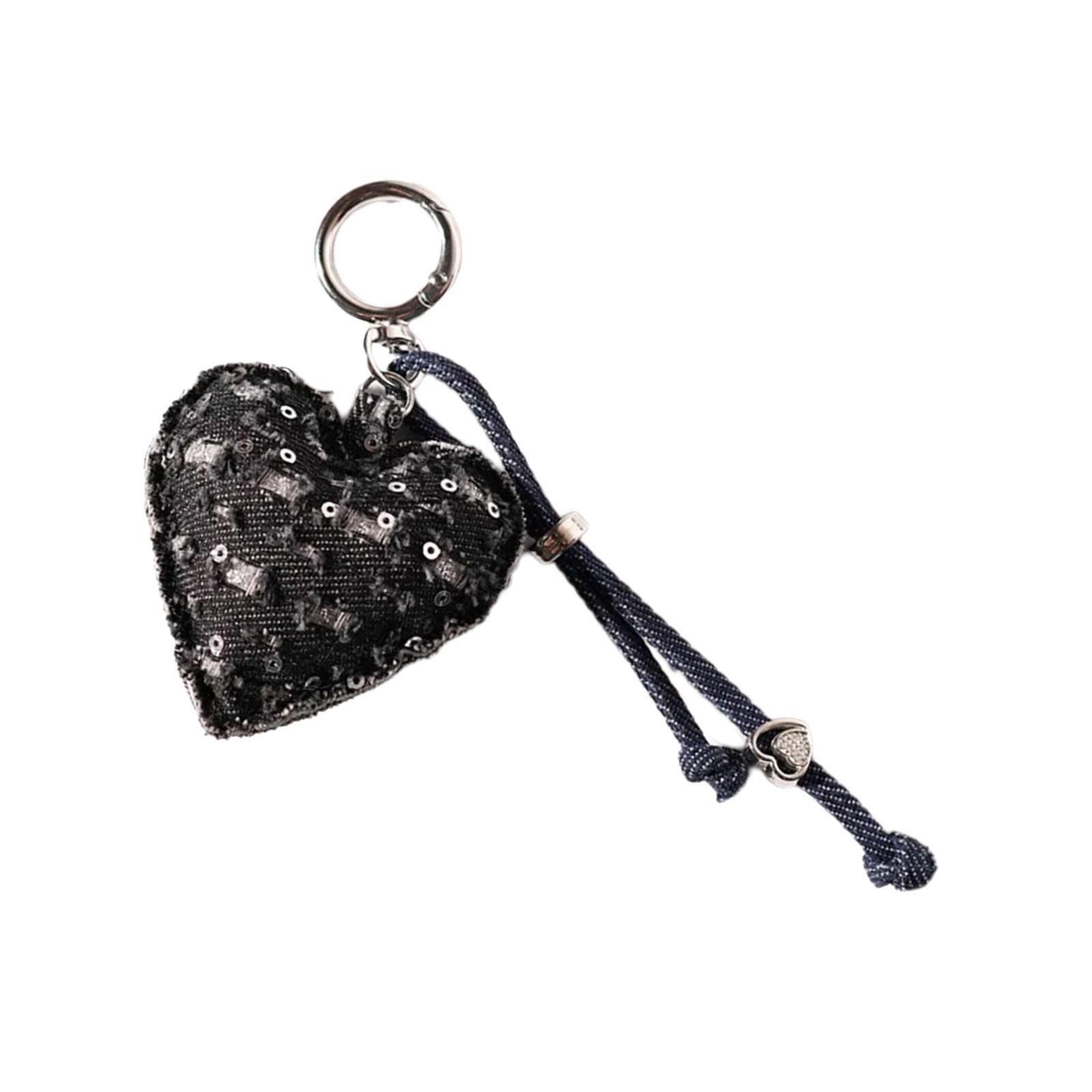 Adorable Heart Keychain Made Of Denims Fabric Cute Cartoon Design Ideal Gift For Friend Family
Adorable Heart Keychain Made Of Denims Fabric Cute Cartoon Design Ideal Gift For Friend Family