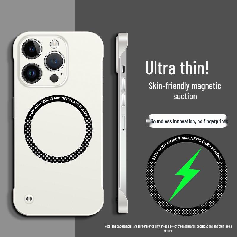 iPhone 17 Magnetic Frosted Frameless Case - Compatible with 14/15 Apple, 16ProMax, New Hard Protective Cover iPhone SE 2020
iPhone 17 Magnetic Frosted Frameless Case - Compatible with 14/15 Apple, 16ProMax, New Hard Protective Cover iPhone SE 2020