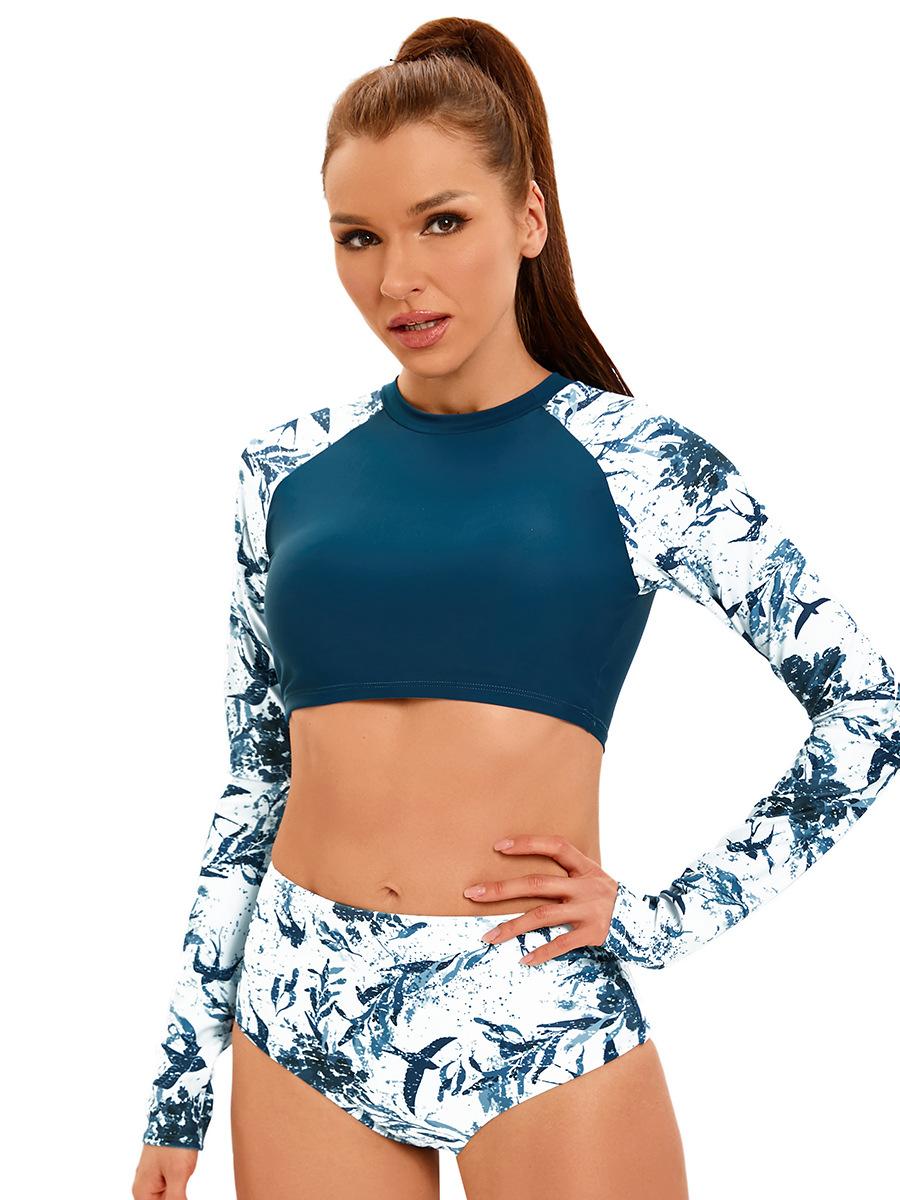 Женский купальник с длинными рукавами и принтом, женский костюм для серфинга с высокой талией, сексуальный купальник S белый
Женский купальник с длинными рукавами и принтом, женский костюм для серфинга с высокой талией, сексуальный купальник S белый