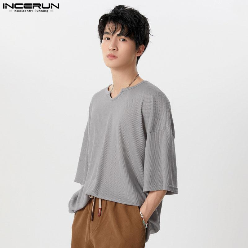 INCERUN Мужские трикотажные свободные футболки с коротким рукавом Повседневные летние топы 2XL
INCERUN Мужские трикотажные свободные футболки с коротким рукавом Повседневные летние топы 2XL