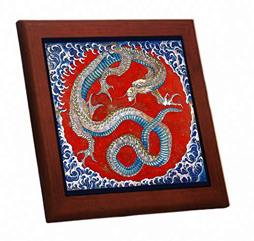 Katsushika Shinshu Obuse Higashimachi festival float ceiling painting photo tile with wooden frame x Hokusai, ``Dragon (Ukiyo-e series) (M size
Katsushika Shinshu Obuse Higashimachi festival float ceiling painting photo tile with wooden frame x Hokusai, ``Dragon (Ukiyo-e series) (M size