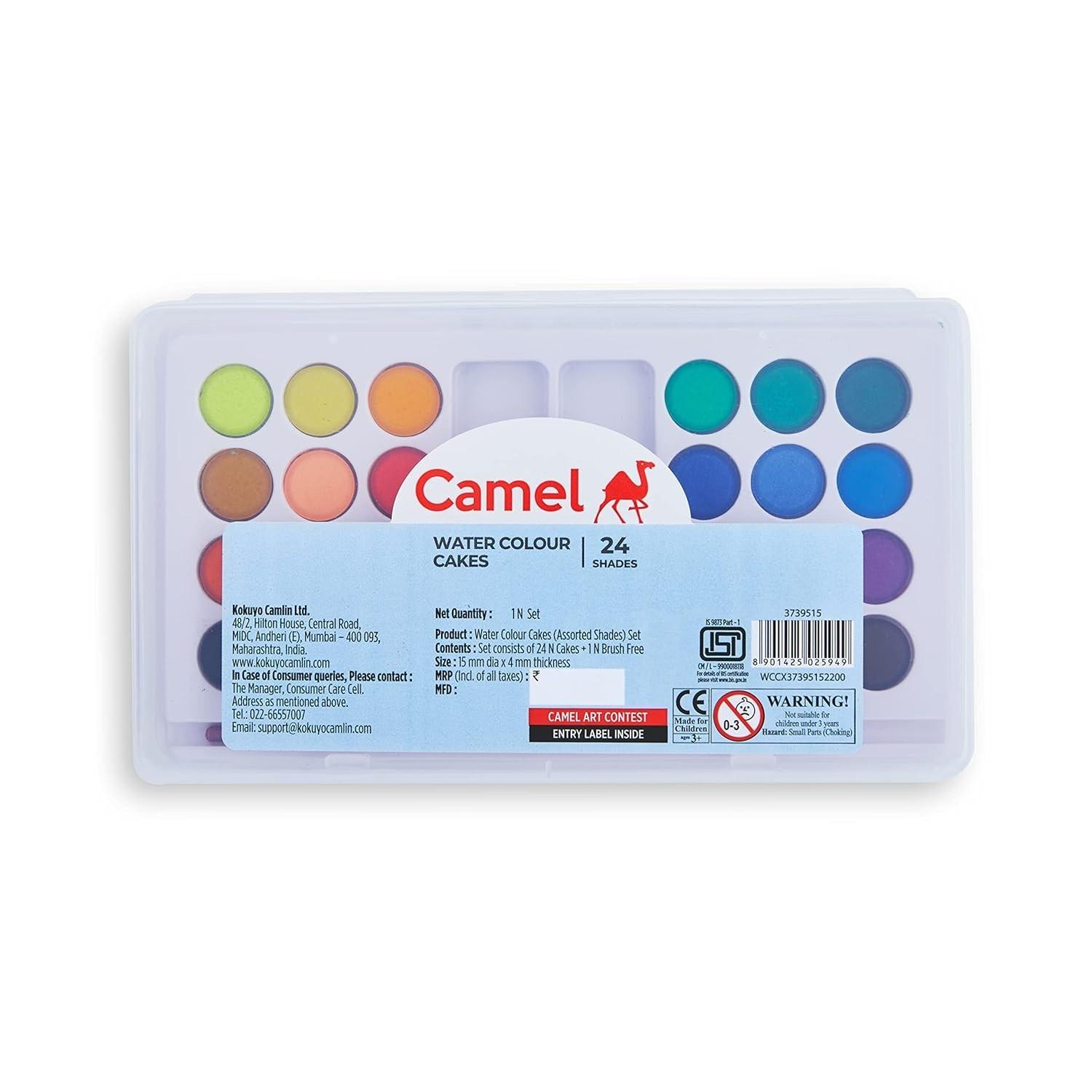 @ Camlin Kokuyo Water Color Cakes 24 Shades For Student 90Gm Zr-5012-60%Off
@ Camlin Kokuyo Water Color Cakes 24 Shades For Student 90Gm Zr-5012-60%Off