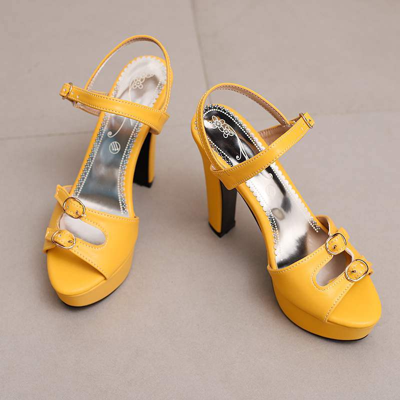 Krazing Pot Polyurethane Super High Heels Summer Size 43 Size 42 Size 50 European Design Platform Women Peep Toe Sandals 50
Krazing Pot Polyurethane Super High Heels Summer Size 43 Size 42 Size 50 European Design Platform Women Peep Toe Sandals 50