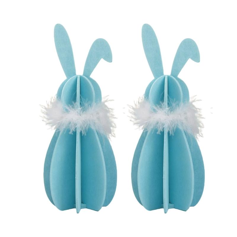 Bright Colored Rabbit Figurine DIY Project Set With Easy Instructions For Festival Easter Party Decoration синій
Bright Colored Rabbit Figurine DIY Project Set With Easy Instructions For Festival Easter Party Decoration синій