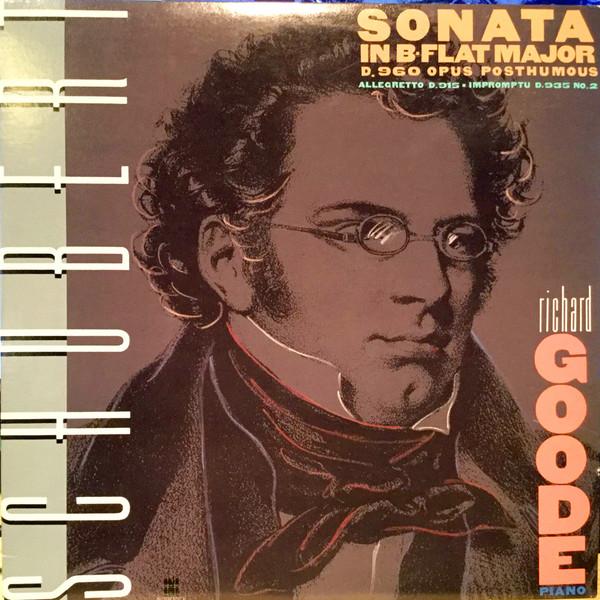 LP Record RICHARD GOODE FRANZ SCHUBERT Sonata In BFlat Major D. 960 Opus 79124 Nonesuch 1985 US Classical Used
LP Record RICHARD GOODE FRANZ SCHUBERT Sonata In BFlat Major D. 960 Opus 79124 Nonesuch 1985 US Classical Used