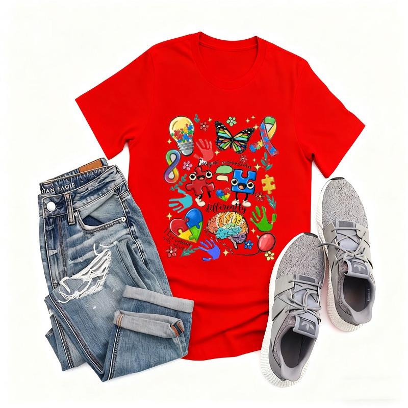 Proud Autism Mama Tshirt Autism Awareness Shirt Neurodivergent Tees Autism Mom Gift Everyone Communicates Differently Tee 4XL
Proud Autism Mama Tshirt Autism Awareness Shirt Neurodivergent Tees Autism Mom Gift Everyone Communicates Differently Tee 4XL