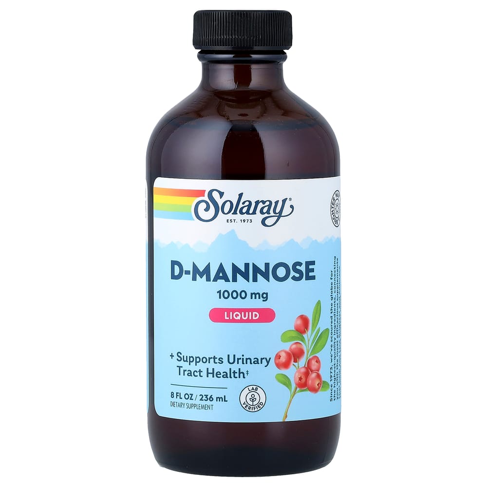 Solaray Liquid D-Mannose with CranActin, 8 fl oz (236 ml)
Solaray Liquid D-Mannose with CranActin, 8 fl oz (236 ml)