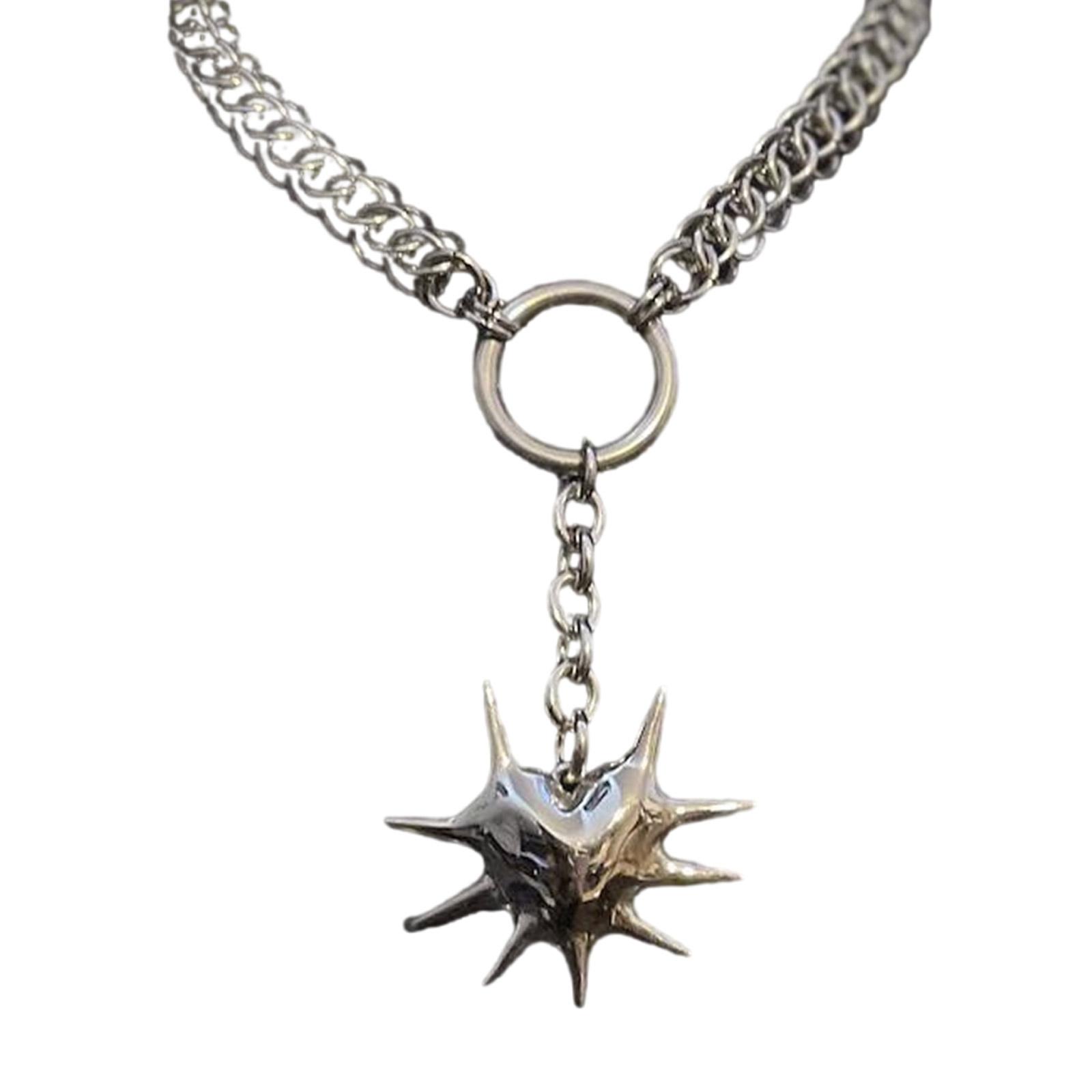 Модное уникальное ожерелье с подвеской в форме сердца в виде шипов, аксессуар для модных женщин, модные прочные ювелирные изделия из сплава разноцветный
Модное уникальное ожерелье с подвеской в форме сердца в виде шипов, аксессуар для модных женщин, модные прочные ювелирные изделия из сплава разноцветный