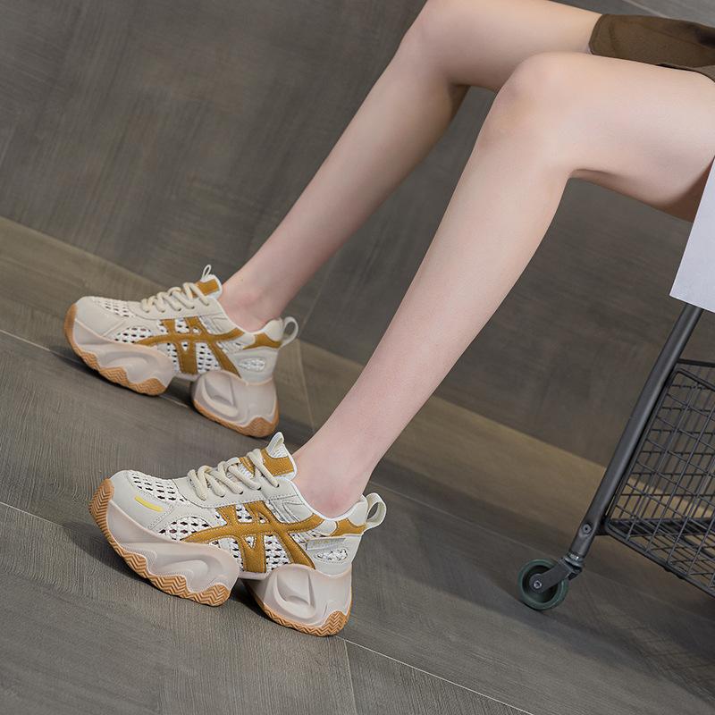 Dad shoes woven through net women s shoes summer thick sole inner height increase explosive version casual fashion versatile women s shoes 34
Dad shoes woven through net women s shoes summer thick sole inner height increase explosive version casual fashion versatile women s shoes 34