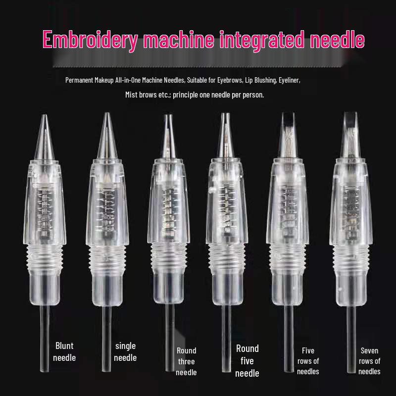 Transparent Permanent Makeup Screw-in Disposable Needles for Microblading Eyebrows, Eyeliner, and Lip Tattoos 3-round
Transparent Permanent Makeup Screw-in Disposable Needles for Microblading Eyebrows, Eyeliner, and Lip Tattoos 3-round
