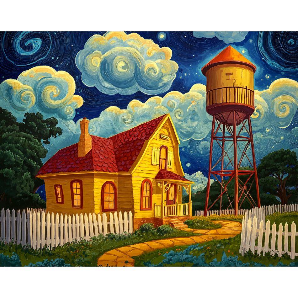 RUOPOTY Acrylic Paint Diy Painting By Numbers For Adults Farm Night Landscape Painting Numbers For Diy Gift 40x50cm NO Frame
RUOPOTY Acrylic Paint Diy Painting By Numbers For Adults Farm Night Landscape Painting Numbers For Diy Gift 40x50cm NO Frame