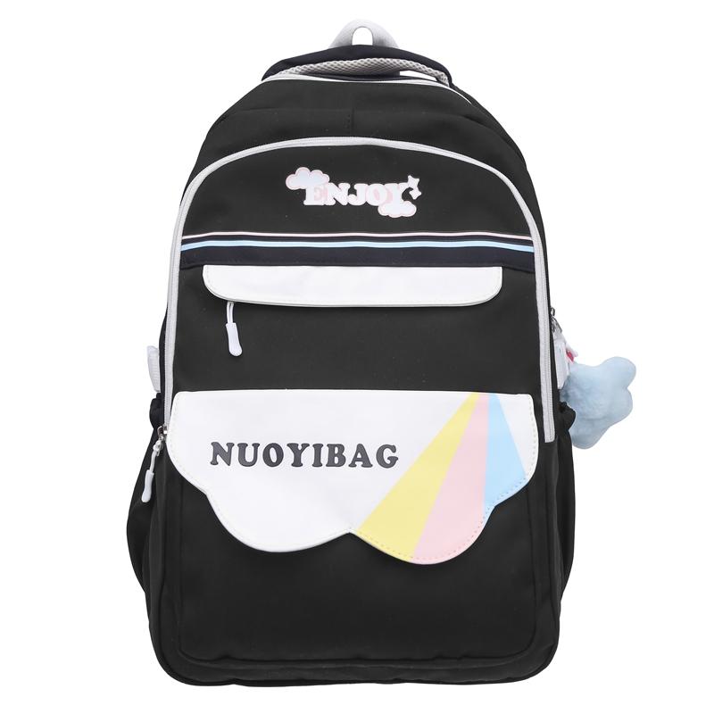 Школьный рюкзак для средней школы, женский, большой вместимости, легкий рюкзак чёрный
Школьный рюкзак для средней школы, женский, большой вместимости, легкий рюкзак чёрный