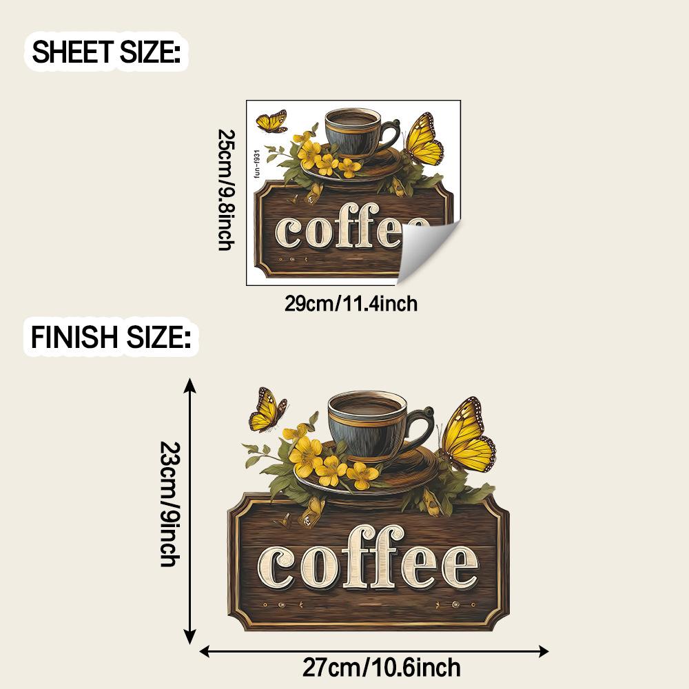 Creative Wooden Signs and Coffee Cups, Wall Stickers for Restaurant and Coffee Shop Decoration and Beautification
Creative Wooden Signs and Coffee Cups, Wall Stickers for Restaurant and Coffee Shop Decoration and Beautification