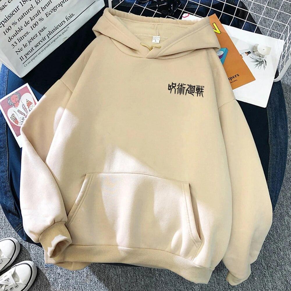 Anime Jujutsu Kaisen Letter Prints Hoodie Unisex Cartoons Warm Hoody Harajuku Fleece Sweatshirt Fashion big size Tracksuit Female
Anime Jujutsu Kaisen Letter Prints Hoodie Unisex Cartoons Warm Hoody Harajuku Fleece Sweatshirt Fashion big size Tracksuit Female