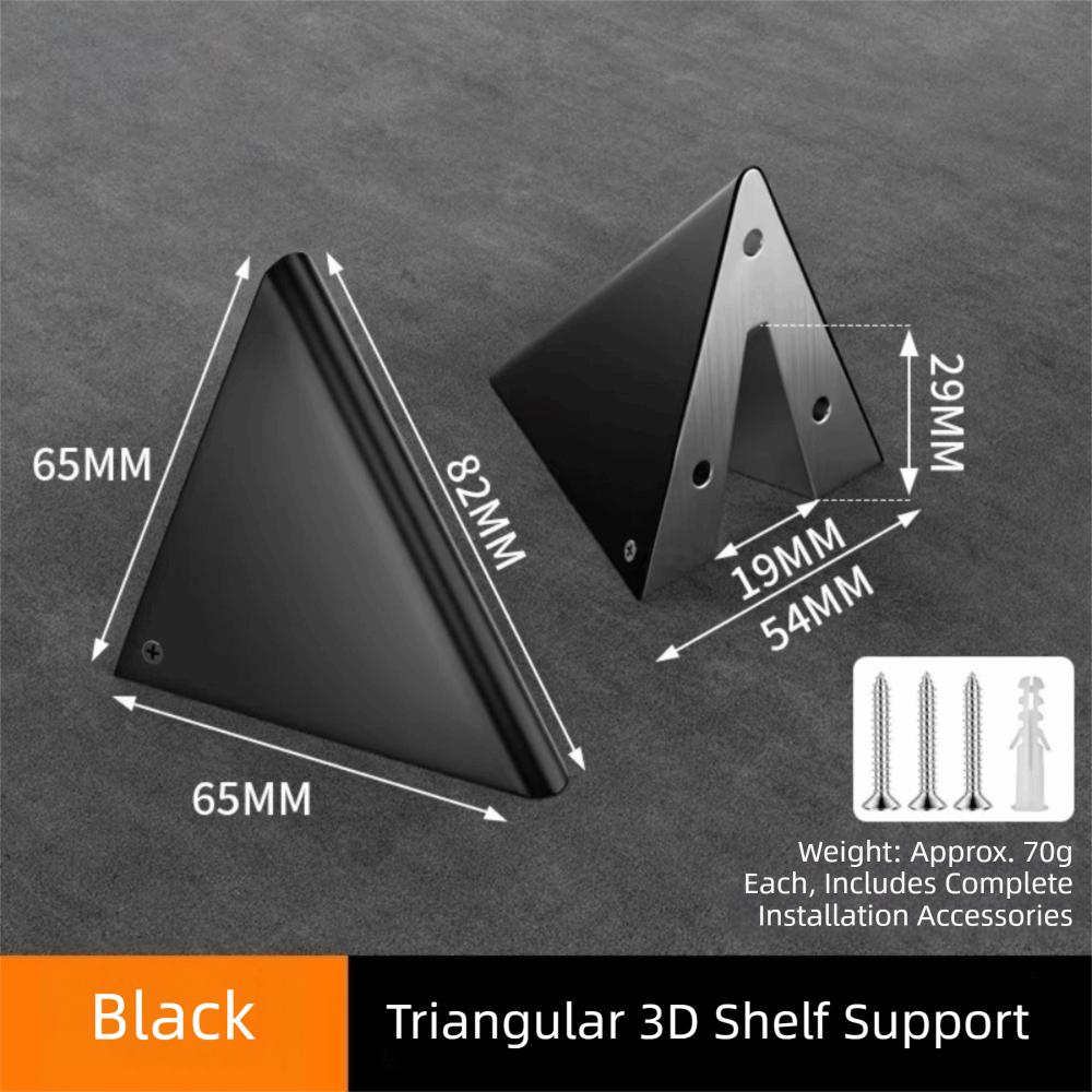 Aluminum Alloy Triangular Bracket Load-Bearing Support Right Angle Fixed Wall Mount Support чорний
Aluminum Alloy Triangular Bracket Load-Bearing Support Right Angle Fixed Wall Mount Support чорний