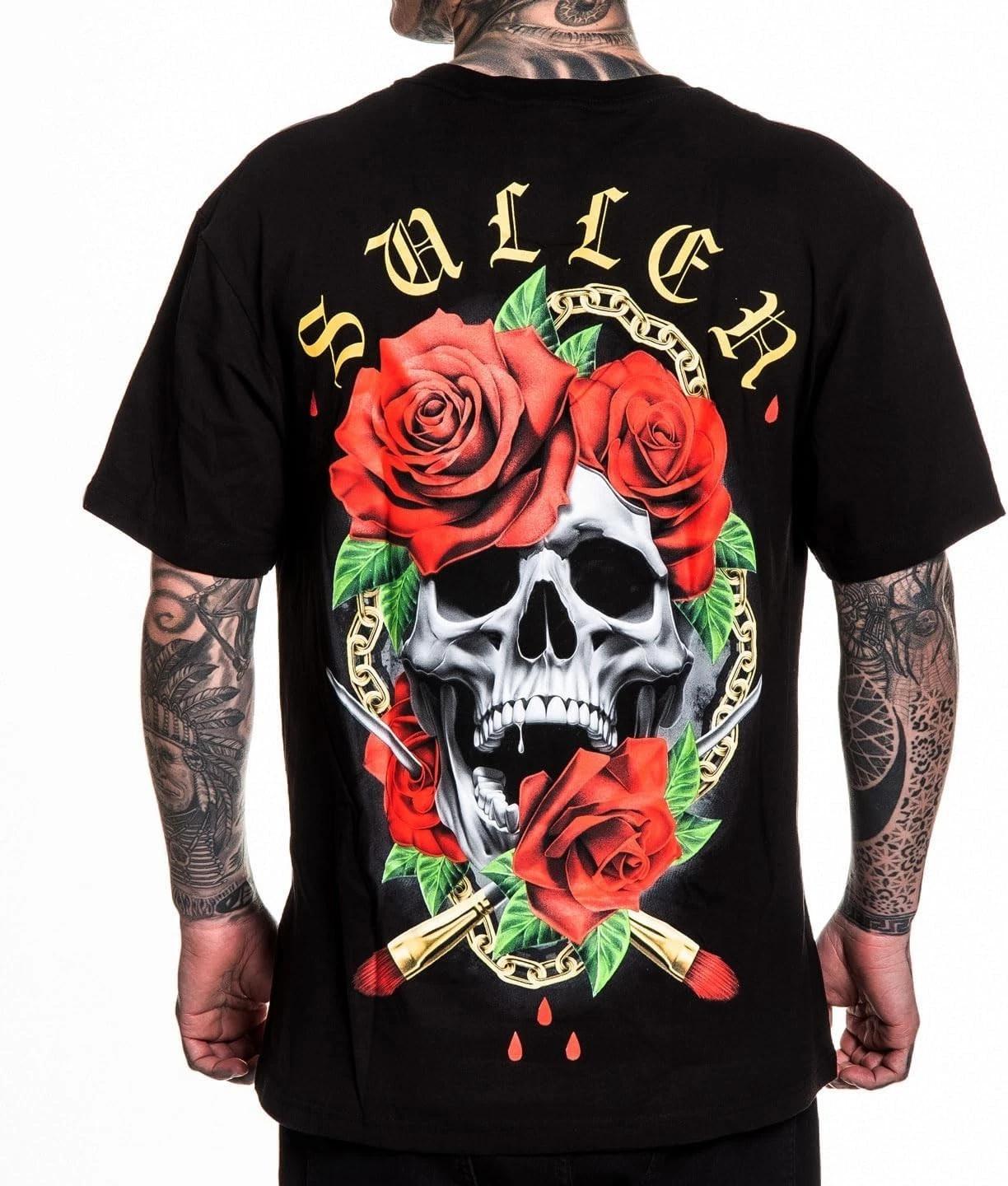 Sullen Men s Rose Gold Short Sleeve Standard T-shirt Tattoo Style Skull Art Tee 3XL
Sullen Men s Rose Gold Short Sleeve Standard T-shirt Tattoo Style Skull Art Tee 3XL
