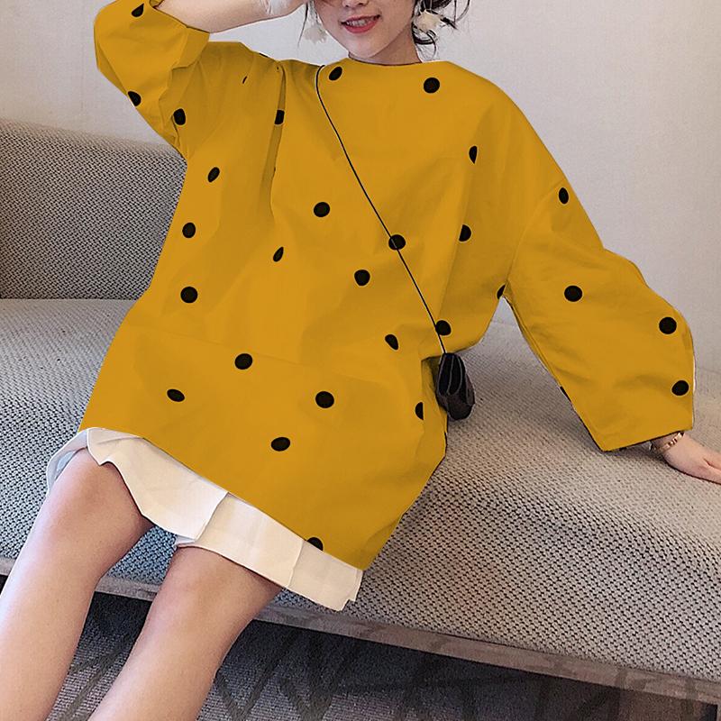 VONDA Женские осенние платья с круглым вырезом и длинным рукавом в горошек S жёлтый
VONDA Женские осенние платья с круглым вырезом и длинным рукавом в горошек S жёлтый