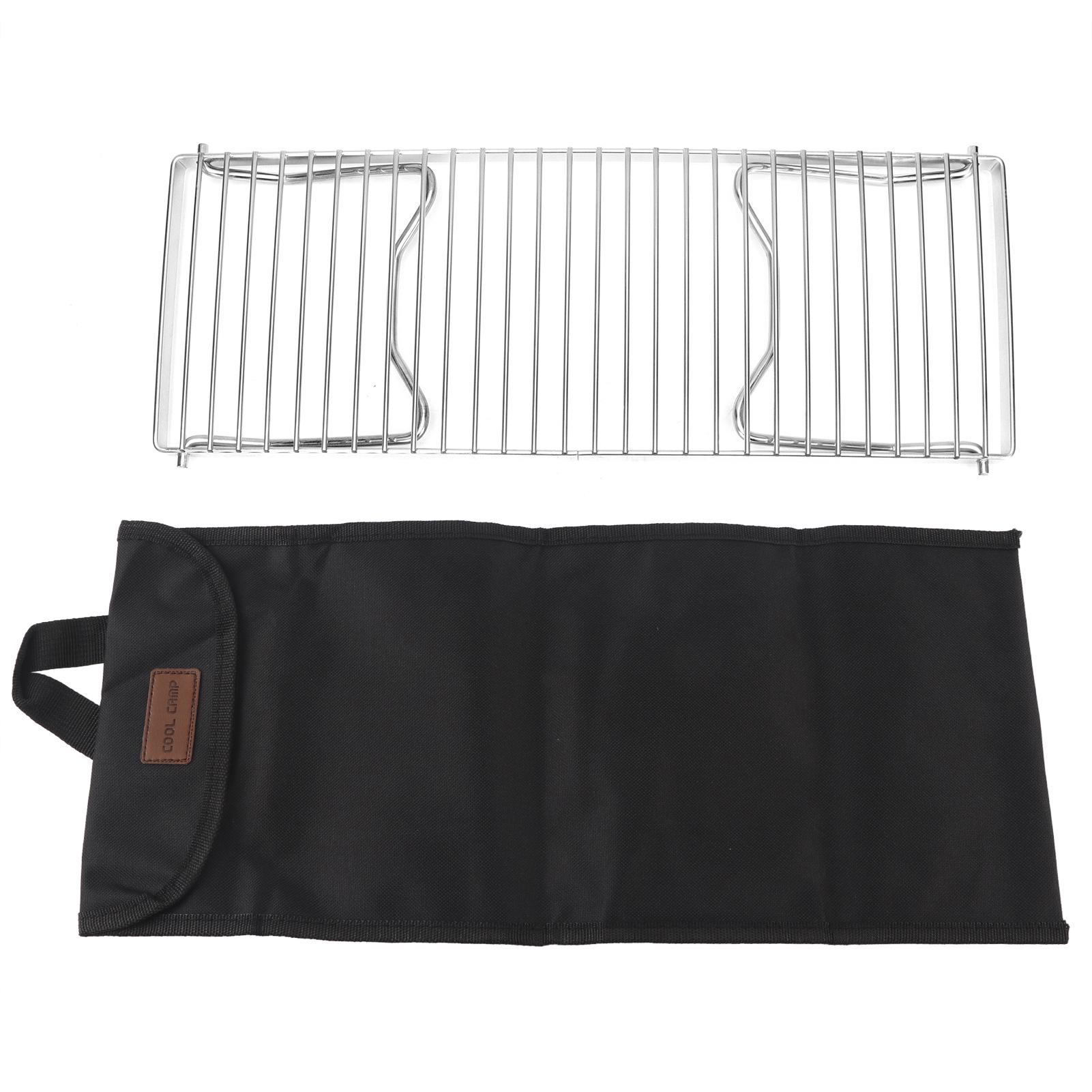 Folding Campfire Grill Portable Stainless Steel Barbeque Cooking Rack Grate Grid
Folding Campfire Grill Portable Stainless Steel Barbeque Cooking Rack Grate Grid