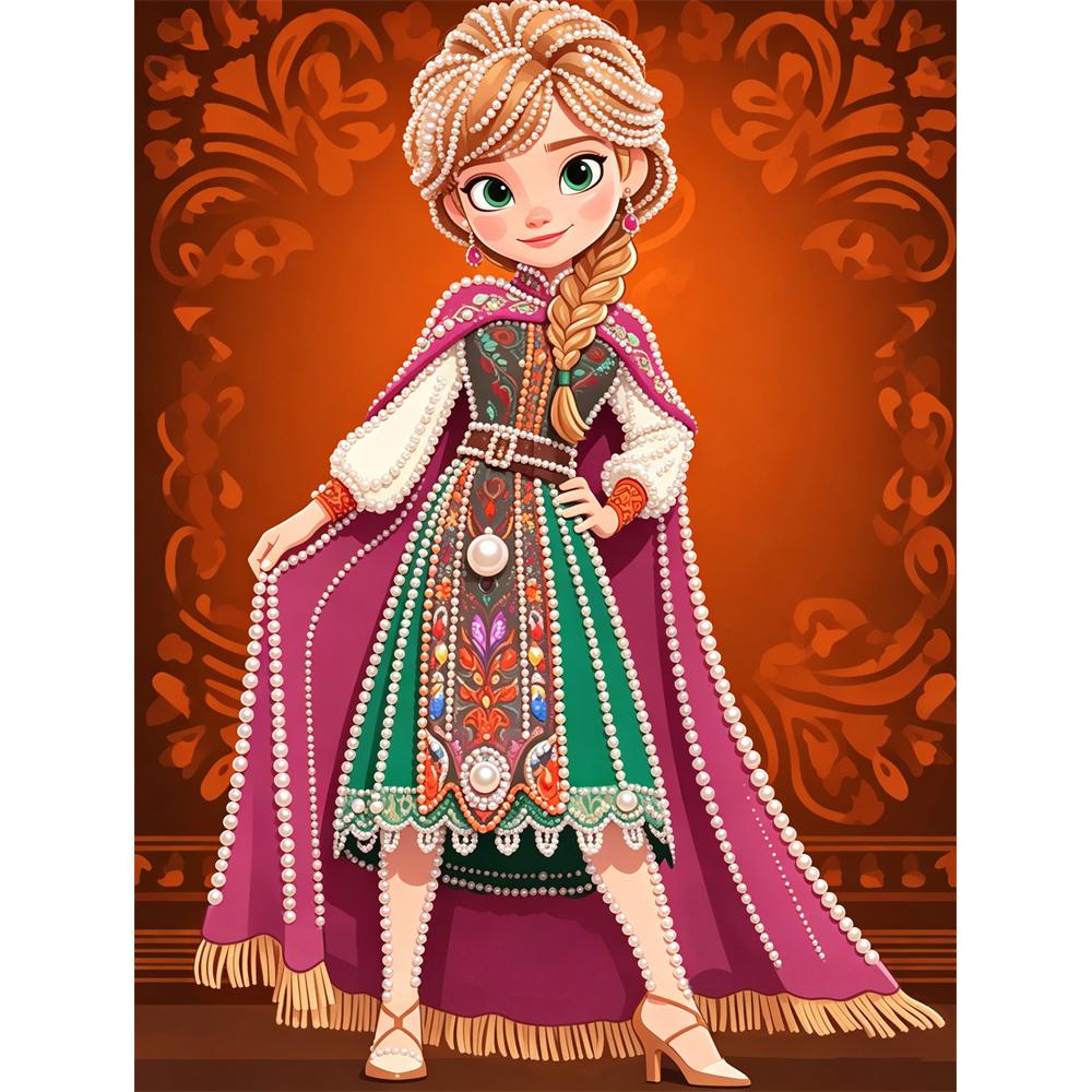 Disney DIY Pearl Art Painting Anna in Frozen’s Coronation Style Home Wall Decoration Pearl Gemstone Painting Pictures Crafts Home Decoration 30x40
Disney DIY Pearl Art Painting Anna in Frozen’s Coronation Style Home Wall Decoration Pearl Gemstone Painting Pictures Crafts Home Decoration 30x40
