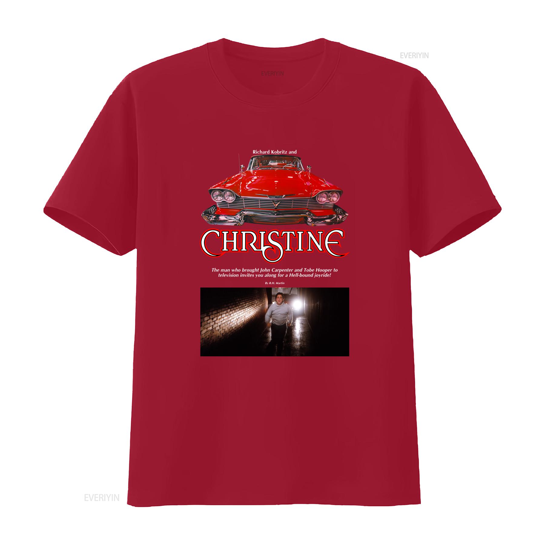 Christine Movie Poster T Shirt Retro Red Car Design Available in Sizes S to 5XL vintage Washed Top For Everyday Wear S
Christine Movie Poster T Shirt Retro Red Car Design Available in Sizes S to 5XL vintage Washed Top For Everyday Wear S