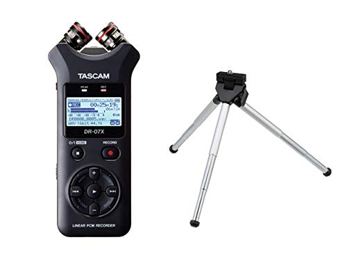 TASCAM - Stereo Linear PCM Recorder with USB Audio Interface DR-07X + Mini Tripod Set
TASCAM - Stereo Linear PCM Recorder with USB Audio Interface DR-07X + Mini Tripod Set