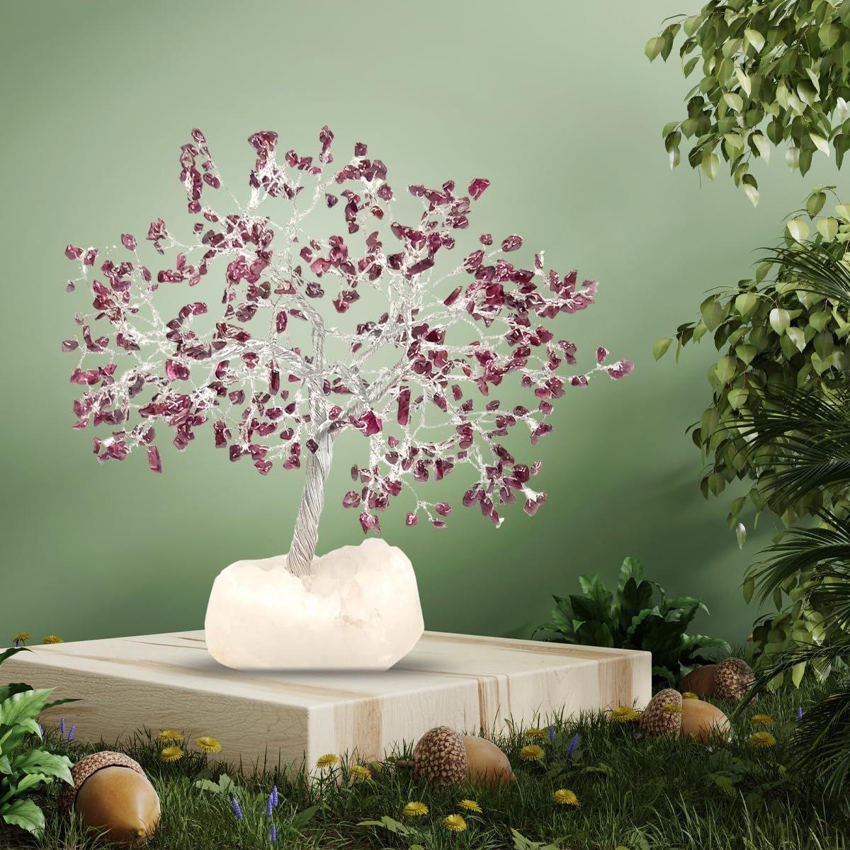Crystal Tree with Crystal Base - 500 Beads | Home Decor & Gifting Item | Shui Decor | Positive Energy and Harmony in Every Branch | Unique Art Piece
Crystal Tree with Crystal Base - 500 Beads | Home Decor & Gifting Item | Shui Decor | Positive Energy and Harmony in Every Branch | Unique Art Piece