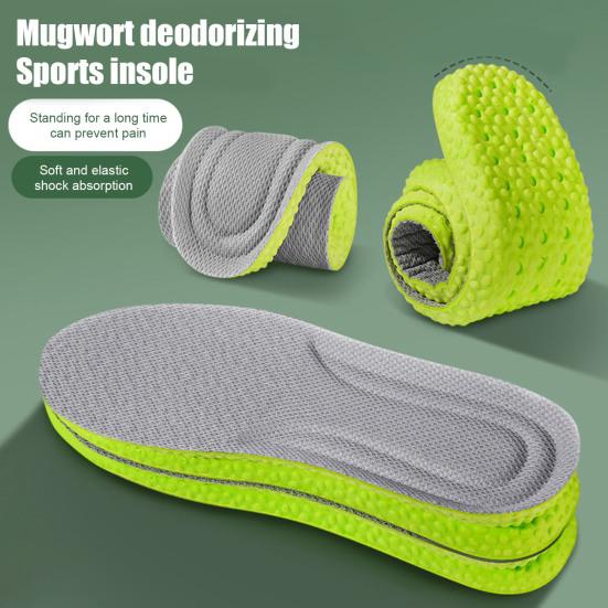 Orthopedic Sports Insoles Plantar Fasciitis Insoles Breathable Mugwort Deodorizing Insoles for Men Women Feet Relief 37-38 сірий
Orthopedic Sports Insoles Plantar Fasciitis Insoles Breathable Mugwort Deodorizing Insoles for Men Women Feet Relief 37-38 сірий