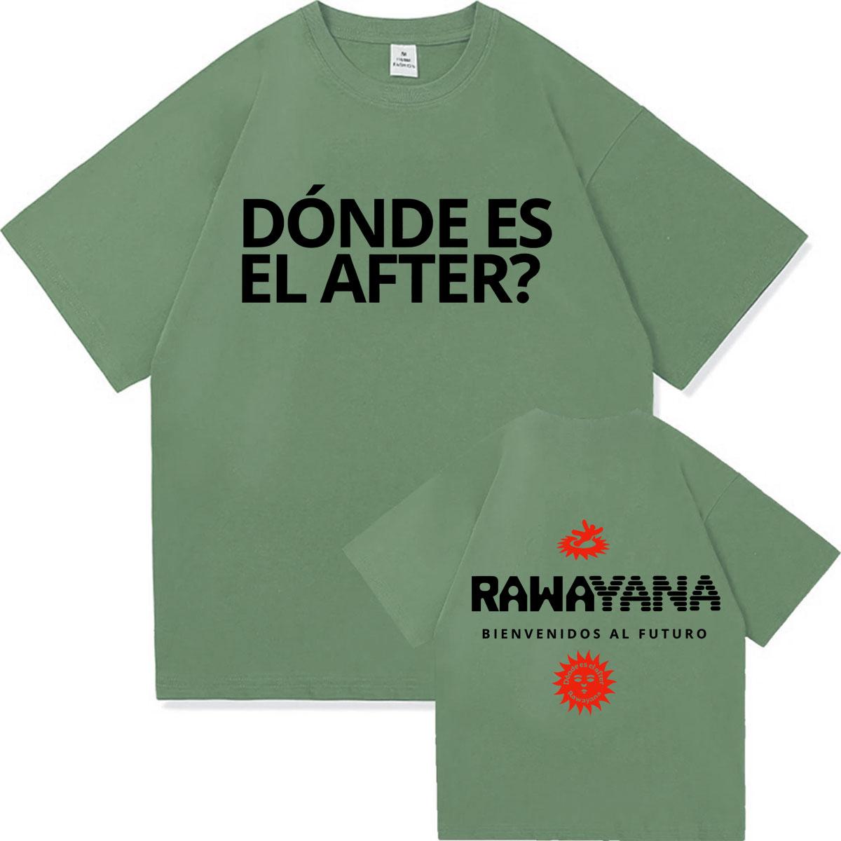 Rawayana 2026 Oversized Donde Es El After Merch Pop T Shirt Unisexs Cozy Tshirts Classic Teenagers Gothic Cotton Tee Shirt Unisex 4XL
Rawayana 2026 Oversized Donde Es El After Merch Pop T Shirt Unisexs Cozy Tshirts Classic Teenagers Gothic Cotton Tee Shirt Unisex 4XL
