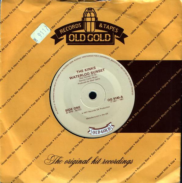 7inch Record KINKS - Waterloo Sunset / Dedicated Followe OG9140 Old Gold UK Rock Used
7inch Record KINKS - Waterloo Sunset / Dedicated Followe OG9140 Old Gold UK Rock Used