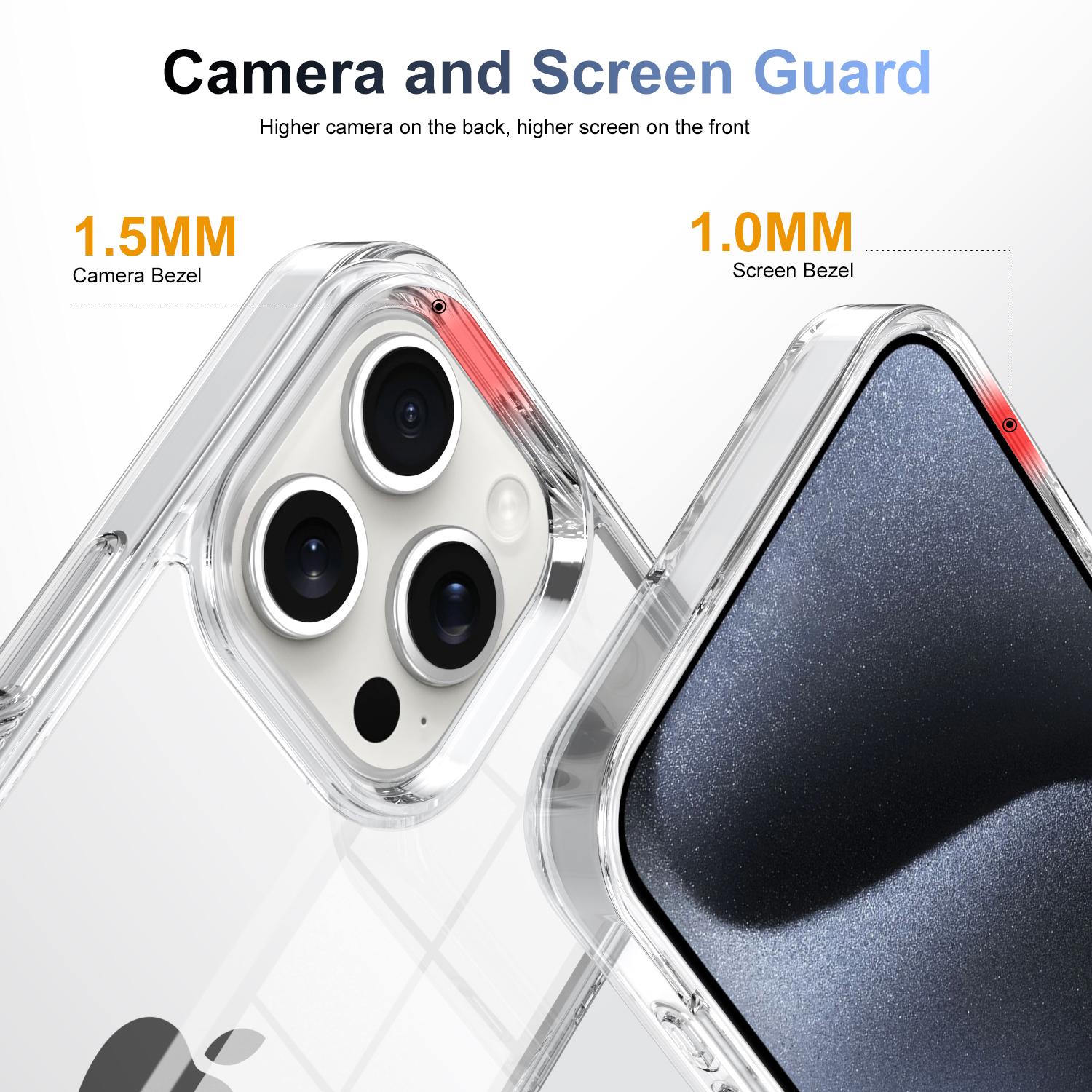 For iPhone 13 Pro 6.1 inch Clear Phone Case TPU PC Anti-slip Drop-proof Back Cover Transparent
For iPhone 13 Pro 6.1 inch Clear Phone Case TPU PC Anti-slip Drop-proof Back Cover Transparent