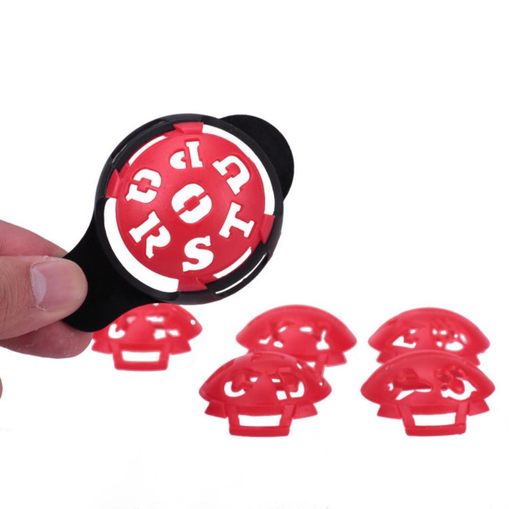 7Pcs Ball Liner Line Marker Template Letter Pattern Ball Scribe Template Drawing Alignment Tool