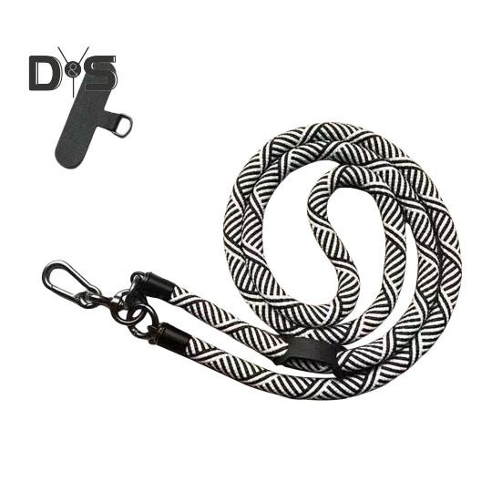 Чохол для телефону Ремінь на шнурку через плече Діагональна пряжка на мотузці Регульована міцна камера для гарнітури, яка тримає плоский шнурок Шийний ремінь для подорожей на вулиці чорний білий колір
Чохол для телефону Ремінь на шнурку через плече Діагональна пряжка на мотузці Регульована міцна камера для гарнітури, яка тримає плоский шнурок Шийний ремінь для подорожей на вулиці чорний білий колір